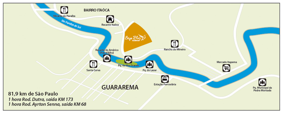 Mapa Residencial Beija Flor